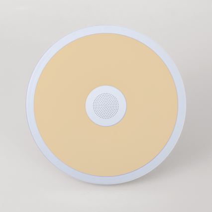 Globo - LED RGBW Zatemnitvena kopalniška svetilka z zvočnikom LED/18W/230V 3000-6500K IP44 + Daljinski upravljalnik