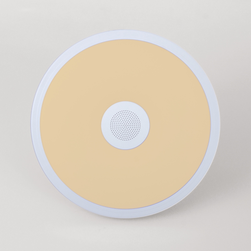 Globo - LED RGBW Zatemnitvena kopalniška svetilka z zvočnikom LED/18W/230V 3000-6500K IP44 + Daljinski upravljalnik