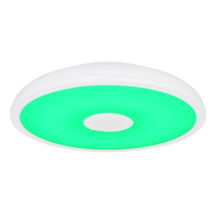 Globo - LED RGBW Zatemnitvena kopalniška svetilka z zvočnikom LED/18W/230V 3000-6500K IP44 + Daljinski upravljalnik