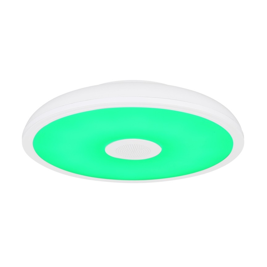 Globo - LED RGBW Zatemnitvena kopalniška svetilka z zvočnikom LED/18W/230V 3000-6500K IP44 + Daljinski upravljalnik