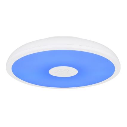 Globo - LED RGBW Zatemnitvena kopalniška svetilka z zvočnikom LED/18W/230V 3000-6500K IP44 + Daljinski upravljalnik