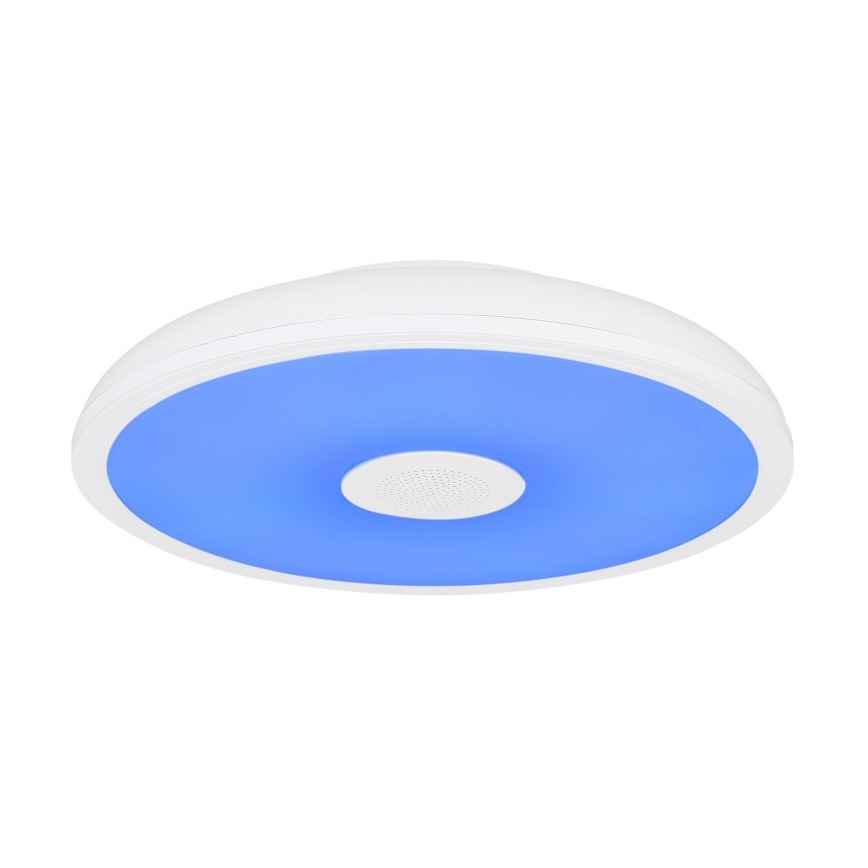 Globo - LED RGBW Zatemnitvena kopalniška svetilka z zvočnikom LED/18W/230V 3000-6500K IP44 + Daljinski upravljalnik