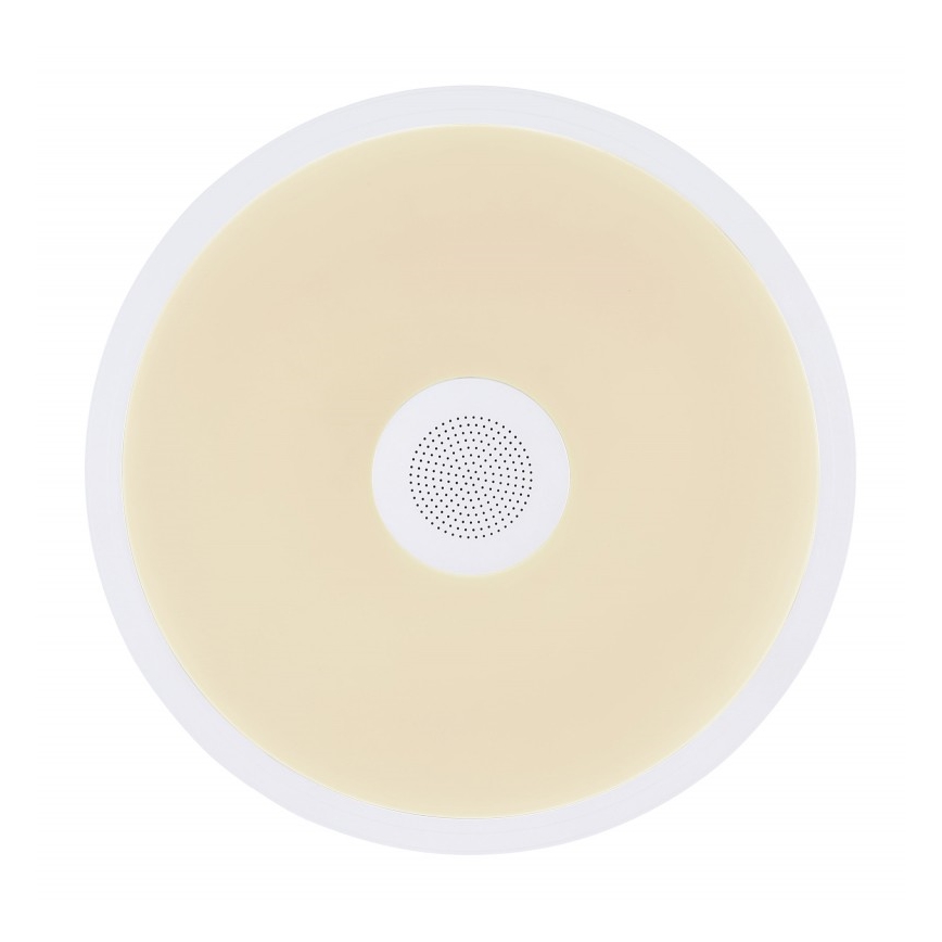 Globo - LED RGBW Zatemnitvena kopalniška svetilka z zvočnikom LED/18W/230V 3000-6500K IP44 + Daljinski upravljalnik