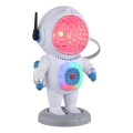 Globo - LED RGB Namizna svetilka LED/6W/5V astronavt bela
