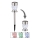 Globo - LED RGBW Solarna svetilka 2v1 LED/0,06W/3V IP44