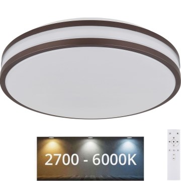 Globo - LED RGBW Zatemnitvena stropna svetilka LED/18W/230V 2700-6000K + Daljinski upravljalnik