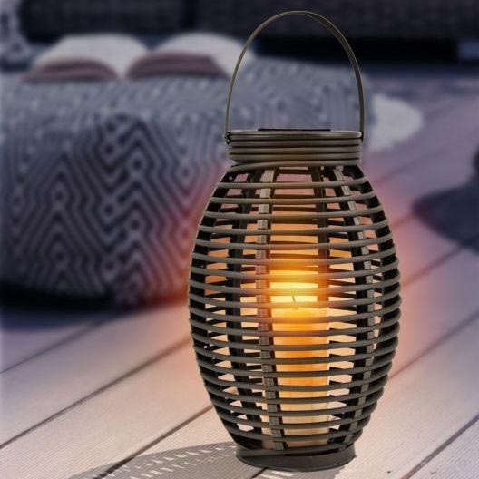 Globo - LED Solarna svetilka LED/0,06W/3,2V IP44 200 mAh ratan