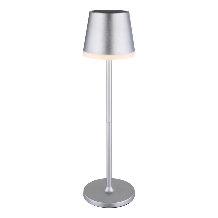 Globo - LED Solarna svetilka LED/0,6W/3V 3000K IP44 mat krom