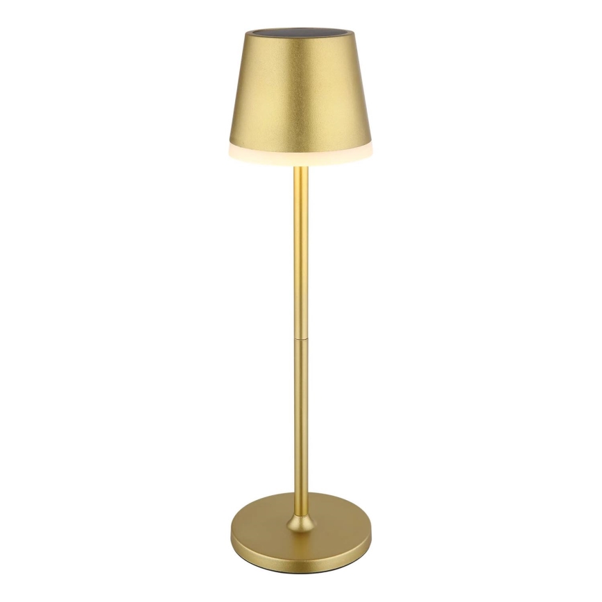 Globo - LED Solarna svetilka LED/0,6W/3V 3000K IP44 zlata