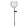 Globo - LED solarno svetilo LED/3V IP44 300 mAh srebrno srce