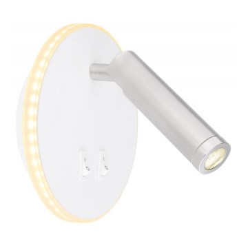 Globo - LED Stenski reflektor LED/6W + LED/1W/230V