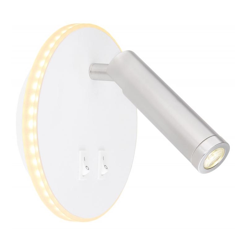 Globo - LED Stenski reflektor LED/6W + LED/1W/230V