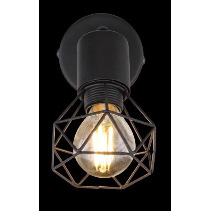 Globo - LED Stenski reflektor 1xE14/6W/230V črna