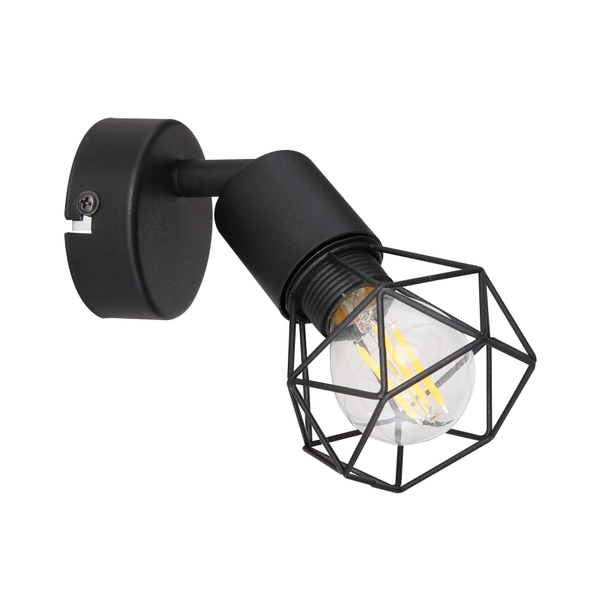 Globo - LED Stenski reflektor 1xE14/6W/230V črna