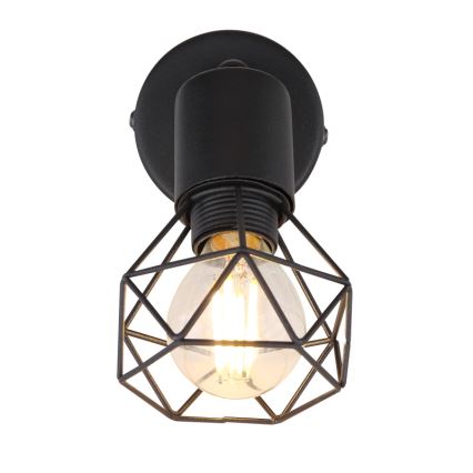 Globo - LED Stenski reflektor 1xE14/6W/230V črna