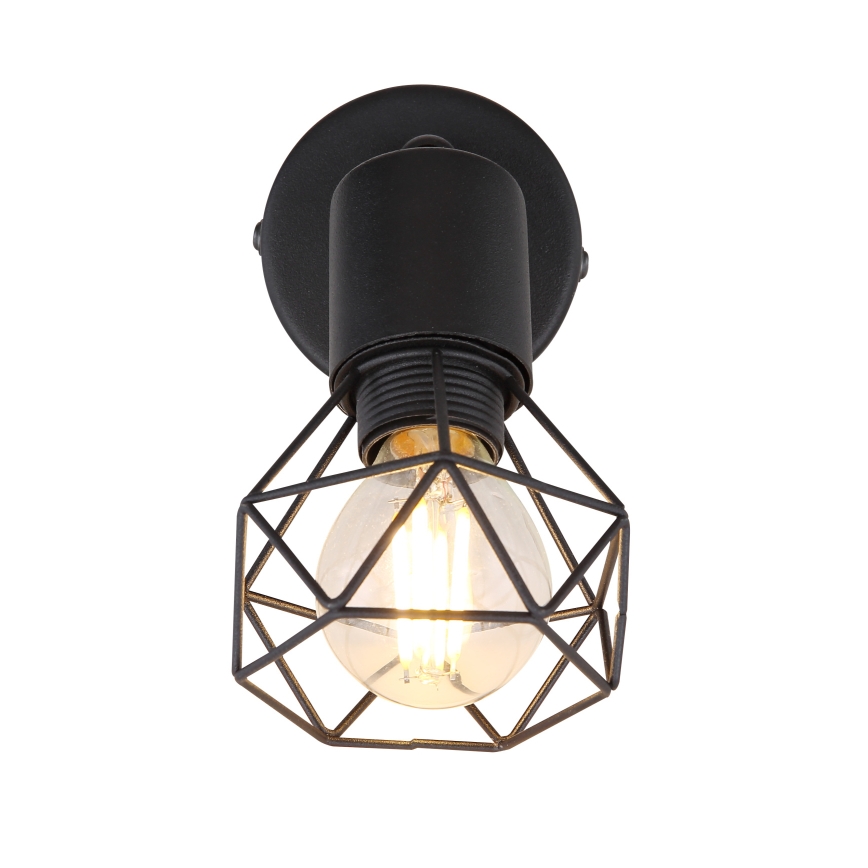 Globo - LED Stenski reflektor 1xE14/6W/230V črna