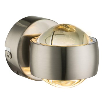 Globo - LED Stensko svetilo LED/7W/230V 3000K matni krom