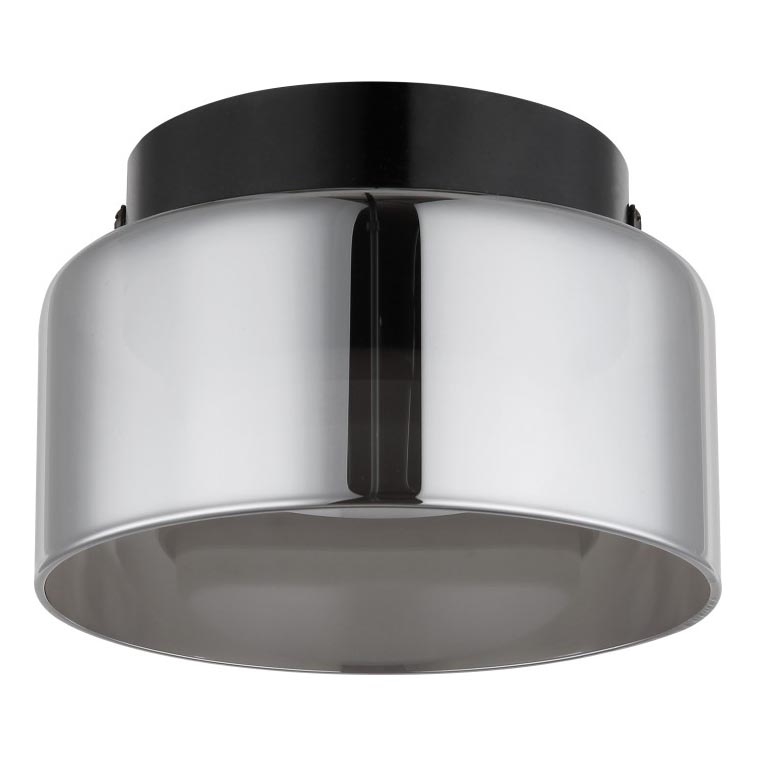 Globo - LED Stropna svetilka 1xGX53/6W/230V pr. 13 cm dimna/črna