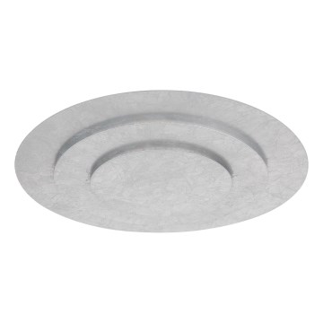 Globo - LED stropna svetilka, 40 W, 230 V, 3000 K, premer 49 cm, srebrna