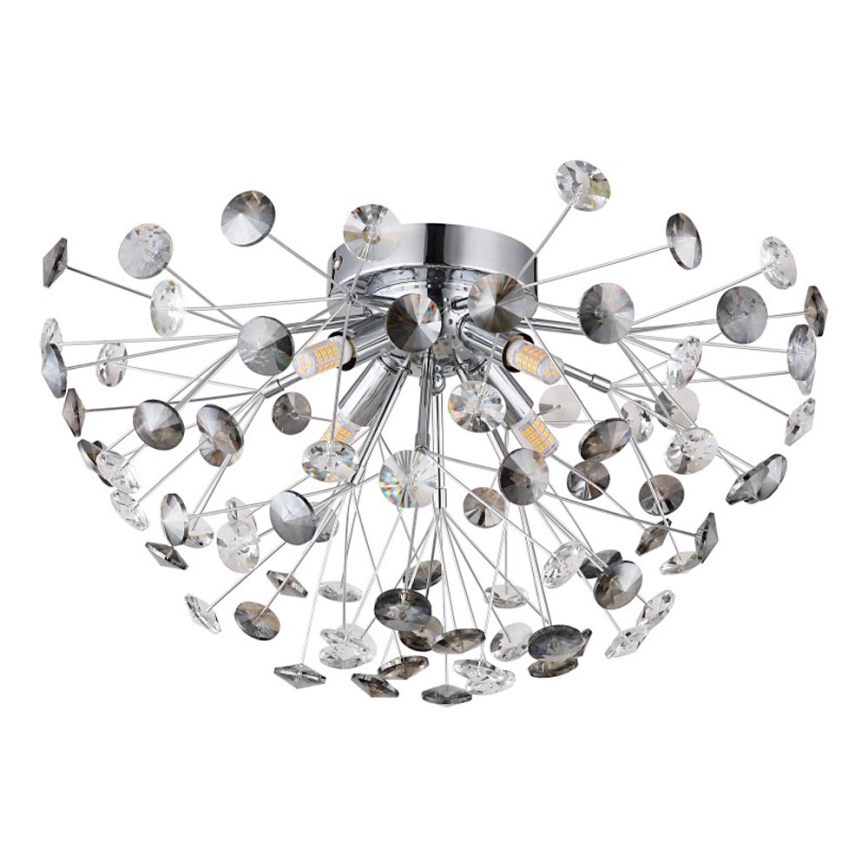 Globo - LED Stropna svetilka 4xG9/3,5W/230V pr. 45 cm sijajni krom