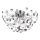 Globo - LED Stropna svetilka 4xG9/3,5W/230V pr. 45 cm sijajni krom