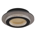 Globo - LED stropna svetilka LED/12W/230V 3000/4000/6500K premer 20 cm črna