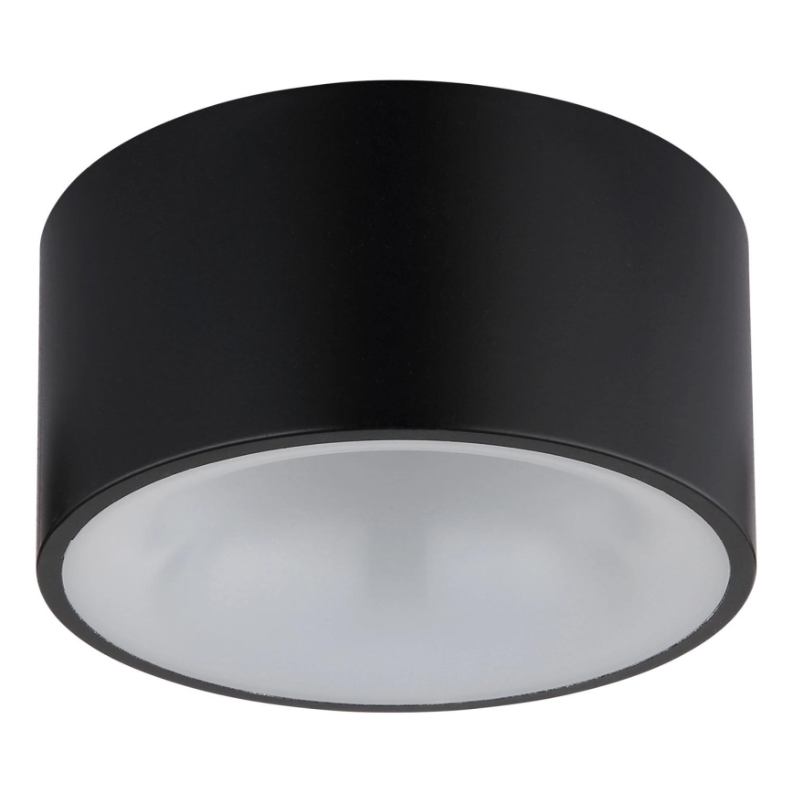 Globo - LED stropna svetilka LED/12W/230V 3000K Ø 15 cm črna