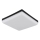 Globo - LED Stropna svetilka LED/12W/230V 4000K 22x22 cm črna