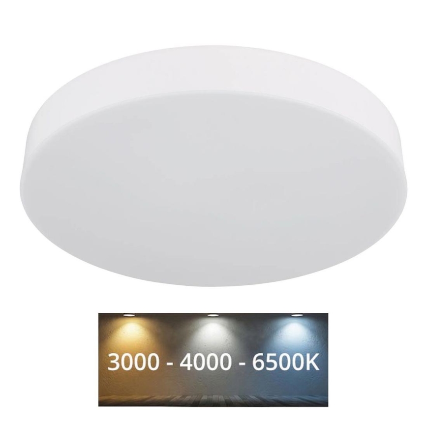 Globo - LED Stropna svetilka LED/24W/230V 3000K/4000K/6500K pr. 30 cm bela