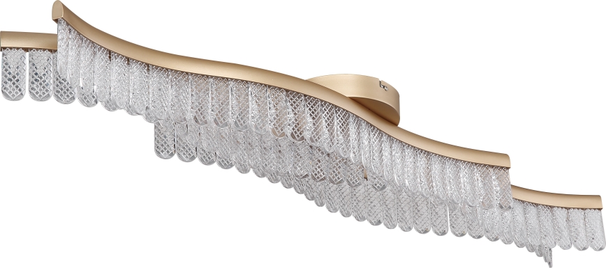 Globo - LED Stropna svetilka LED/35W/230V 3200K 18x108 cm zlata