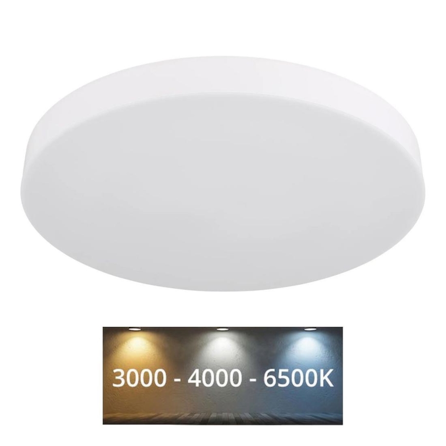 Globo - LED Stropna svetilka LED/36W/230V 3000K/4000K/6500K pr. 40 cm bela