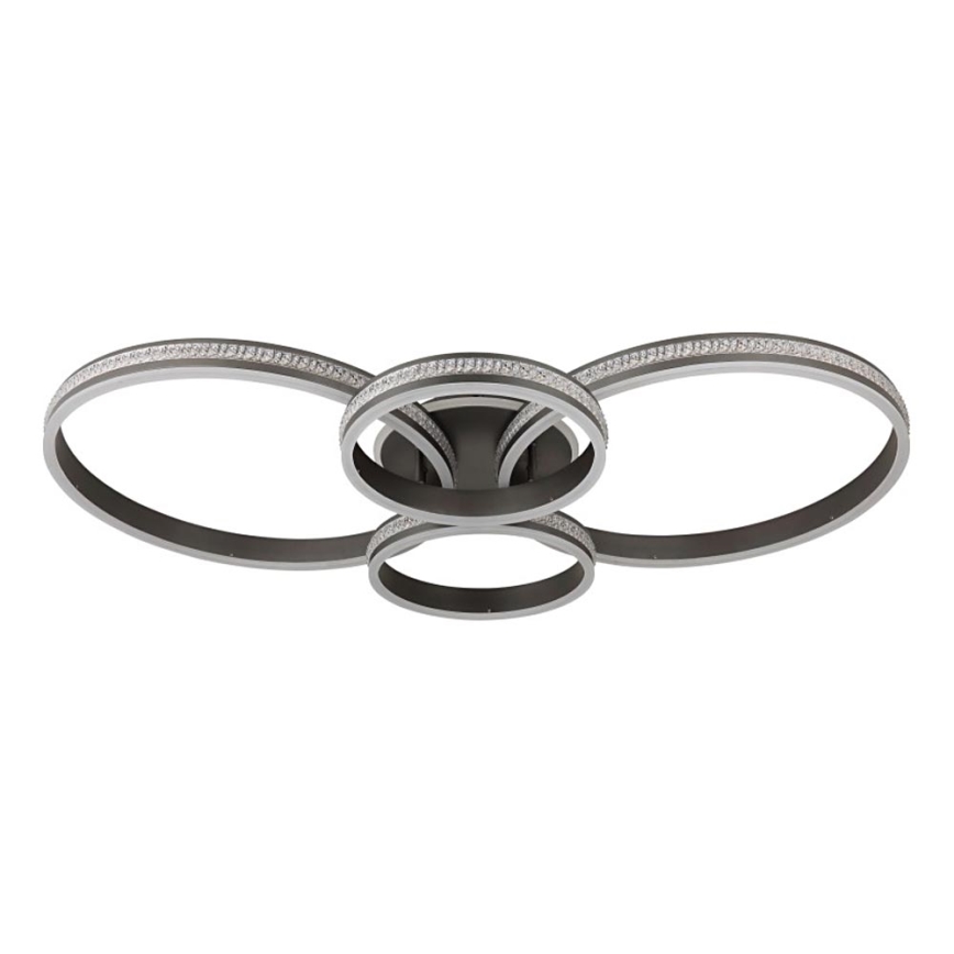 Globo - LED Stropna svetilka LED/39W/230V 2700/4500/6500K 106x60 cm antracit