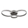 Globo - LED Stropna svetilka LED/39W/230V 2700/4500/6500K 106x60 cm antracit