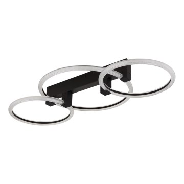 Globo - LED stropna svetilka LED/40W/230V 3000K 76,1x38 cm črna