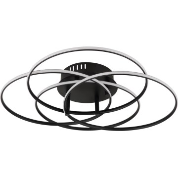 Globo - LED Stropna svetilka LED/55W/230V 4000K pr. 51,5 cm črna