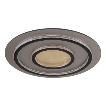 Globo - LED stropna svetilka z nastavljivo svetlostjo LED/60W/230V 3000-6500K premer 55 cm črna + daljinski upravljalnik
