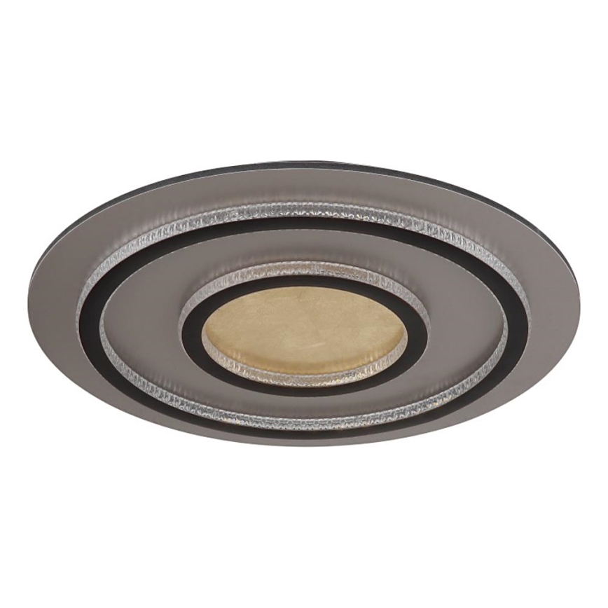 Globo - LED stropna svetilka z nastavljivo svetlostjo LED/60W/230V 3000-6500K premer 55 cm črna + daljinski upravljalnik