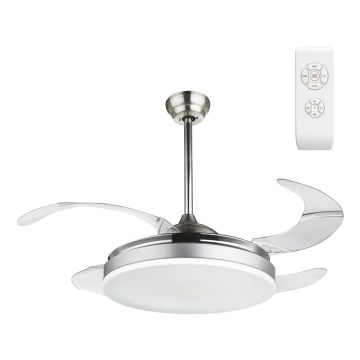 Globo - LED Stropni ventilator z daljinskim upravljalnikom LED/36W/230V