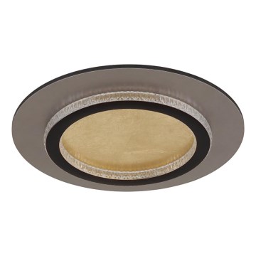 Globo - LED stropno svetilo LED/24W/230V 3000/4000/6500K, premer 35 cm, črno
