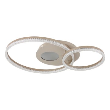 Globo - LED stropno svetilo LED/30W/230V 3000K 70x50 cm bež