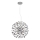 Globo - LED viseči lestenec z jekleno vrvico 8xG9/3,5W/230V sijajni krom