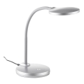 Globo - LED Zatemnitvena fleksibilna namizna svetilka na dotik LED/4,6W/230V srebrna