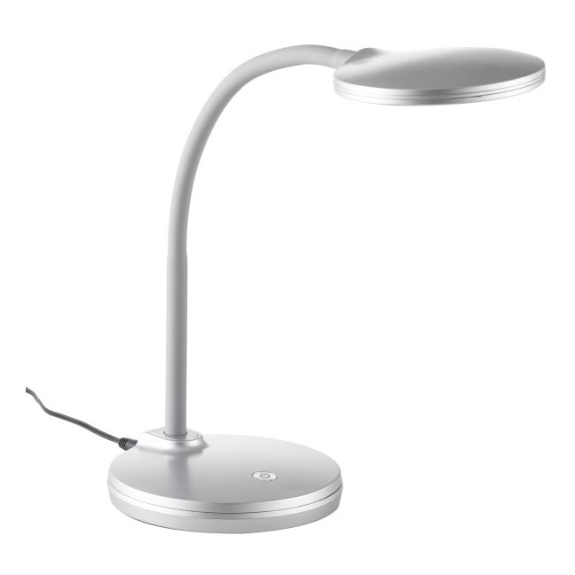 Globo - LED Zatemnitvena fleksibilna namizna svetilka na dotik LED/4,6W/230V srebrna