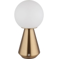 Globo - LED Zatemnitvena na dotik zunanja namizna svetilka LED/1,5W/5V 3000/4500/6500K 1800 mAh IP41 baker