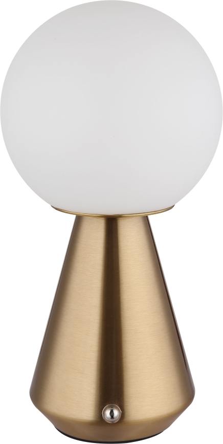 Globo - LED Zatemnitvena na dotik zunanja namizna svetilka LED/1,5W/5V 3000/4500/6500K 1800 mAh IP41 baker