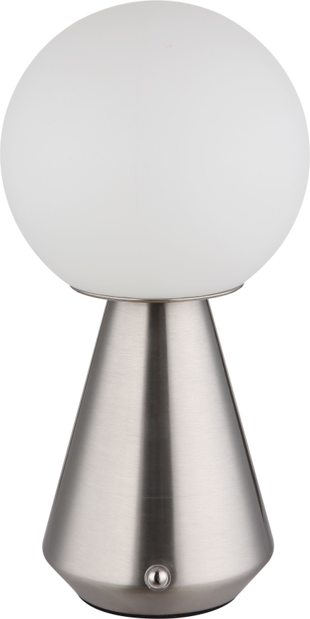 Globo - LED Zatemnitvena na dotik zunanja namizna svetilka LED/1,5W/5V 3000/4500/6500K 1800 mAh IP41 mat krom