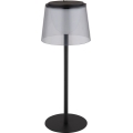 Globo - LED Zatemnitvena na dotik zunanja namizna svetilka LED/1,8W/5V IP44 1800 mAh črna/dimna
