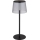Globo - LED Zatemnitvena na dotik zunanja namizna svetilka LED/1,8W/5V IP44 1800 mAh črna/dimna