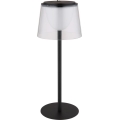 Globo - LED Zatemnitvena na dotik zunanja namizna svetilka LED/1,8W/5V IP44 1800 mAh črna/prozorna