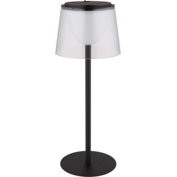 Globo - LED Zatemnitvena na dotik zunanja namizna svetilka LED/1,8W/5V IP44 1800 mAh črna/prozorna